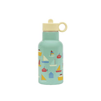 Petit Jour Paris - Kinder-Trinkflasche aus Edelstahl (350 ml) • Boote, Blau - ROSA ECK