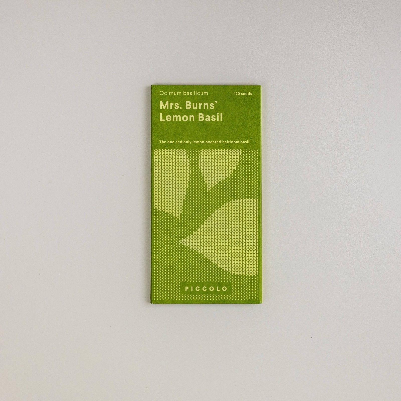 Piccolo Seeds - Saatgut für Basilikum • Basil Mrs. Burns Lemon - ROSA ECK