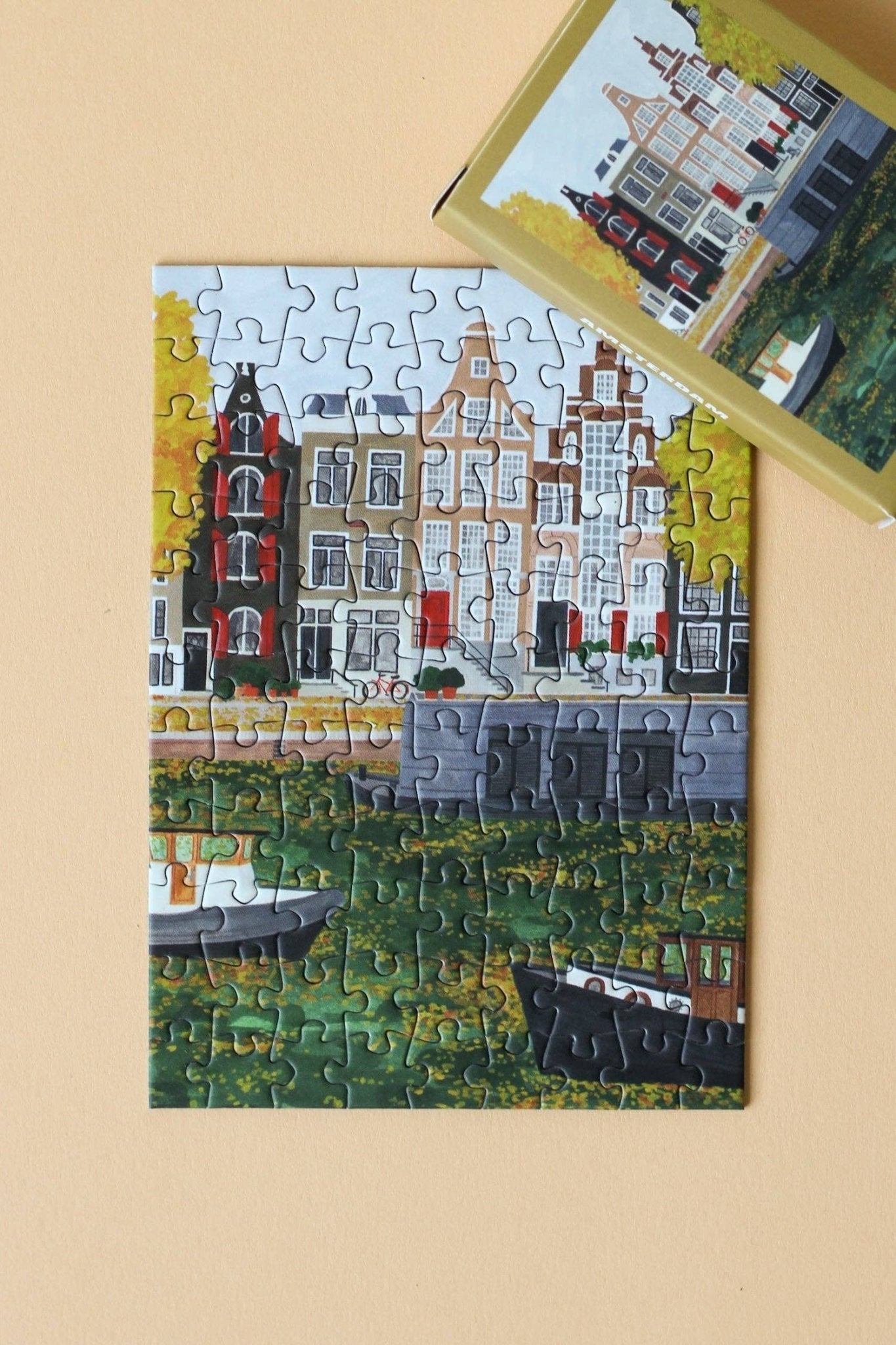 Piecely Puzzles - AMSTERDAM Mini - Puzzle - ROSA ECK - , ,