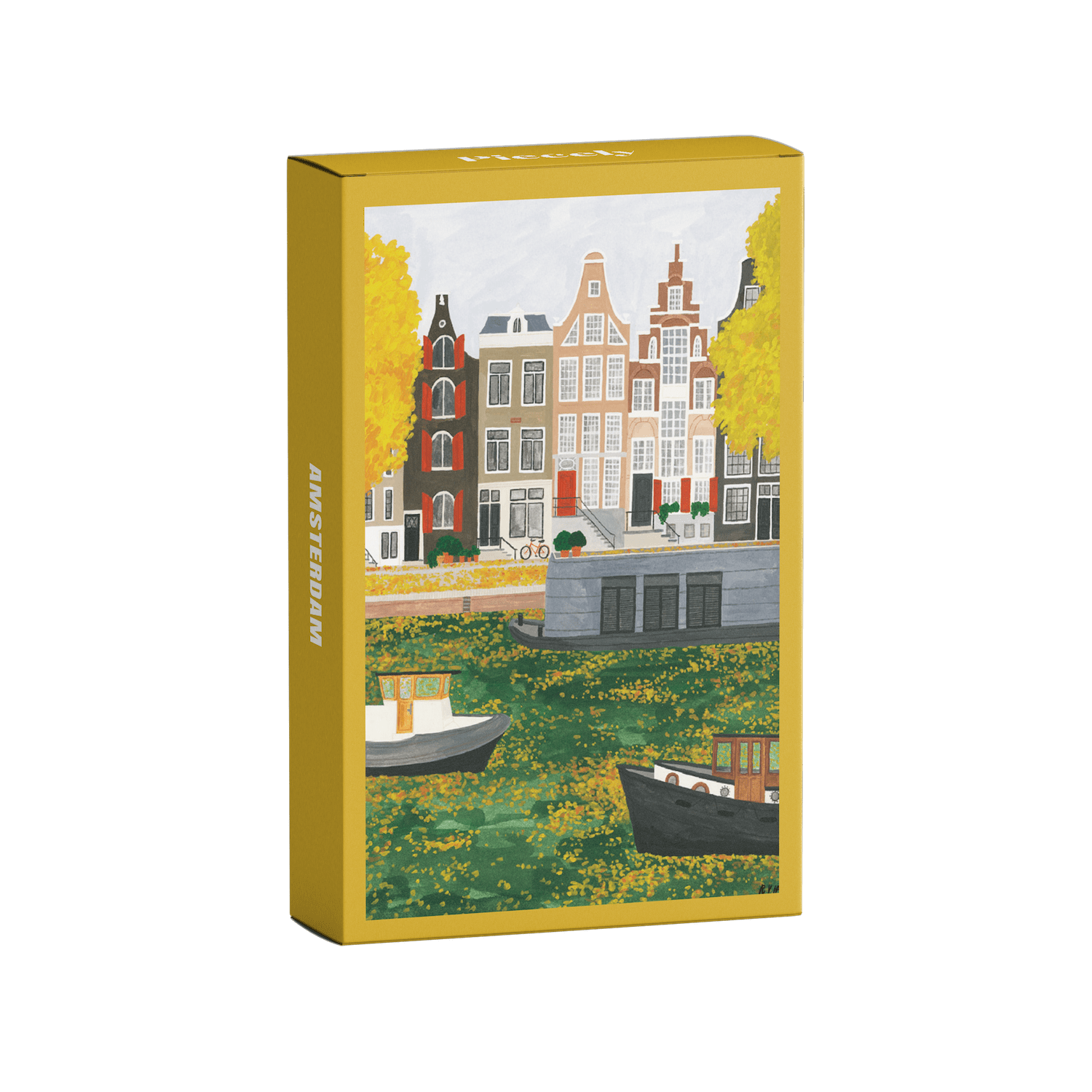 Piecely Puzzles - AMSTERDAM Mini - Puzzle - ROSA ECK - , ,