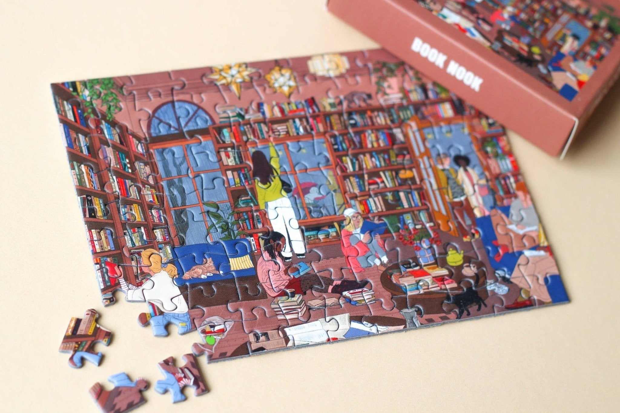 Piecely Puzzles - BOOK NOOK Mini - Puzzle - ROSA ECK