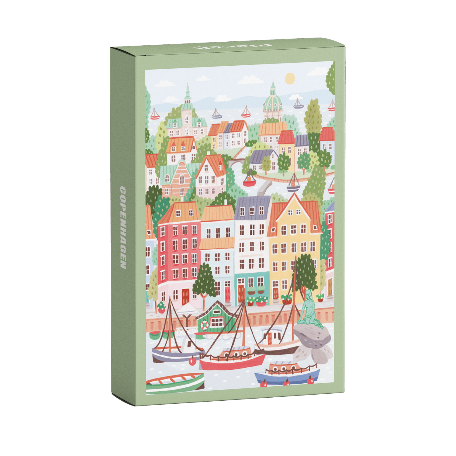 Piecely Puzzles - COPENHAGEN Mini - Puzzle - ROSA ECK
