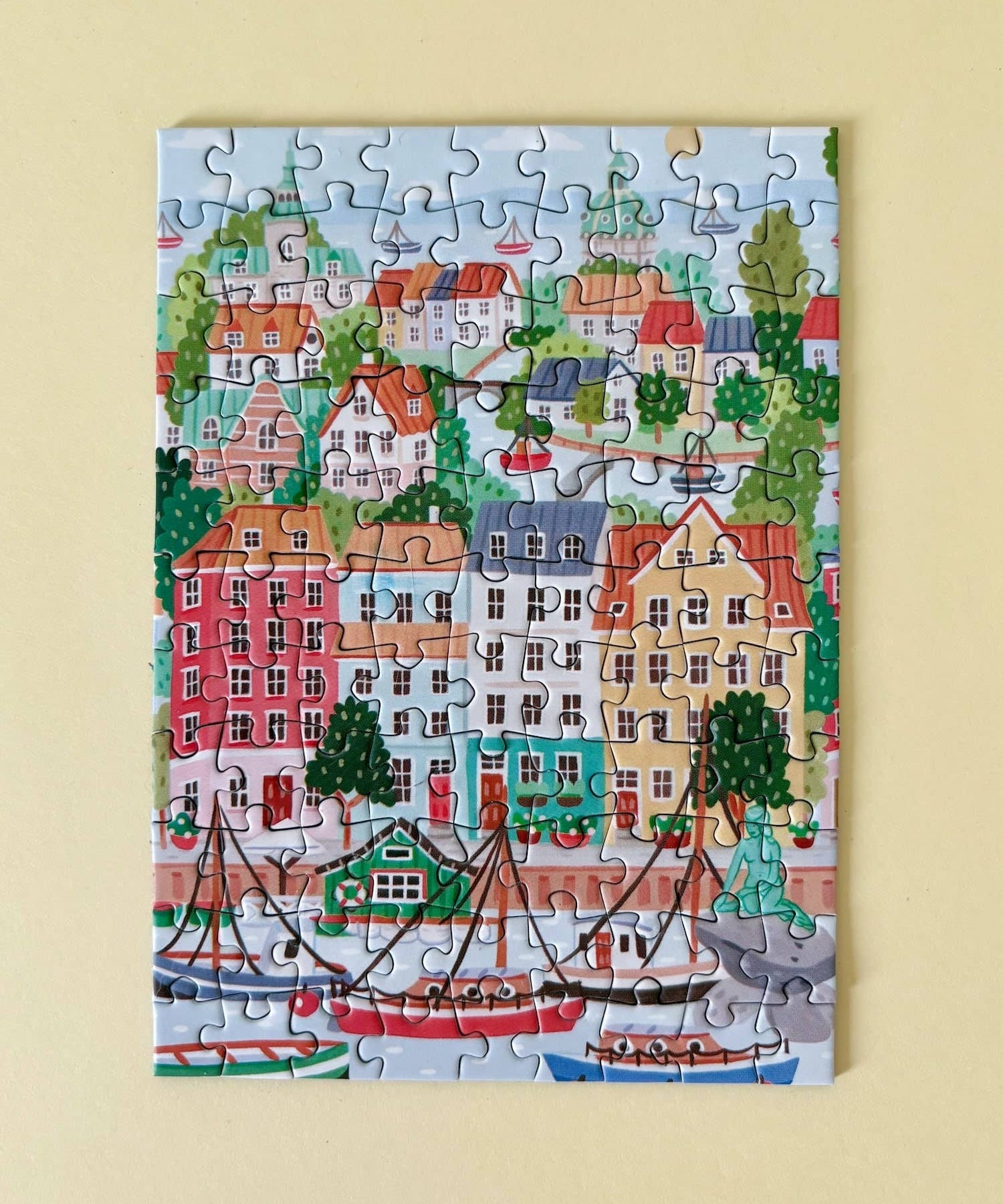 Piecely Puzzles - COPENHAGEN Mini - Puzzle - ROSA ECK