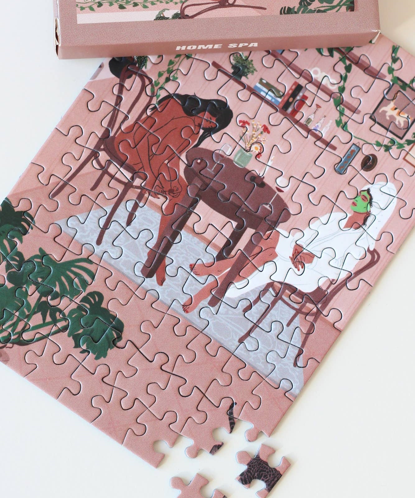 Mini-Puzzle Home Spa, 99 Teile - ROSA ECK Concept Store