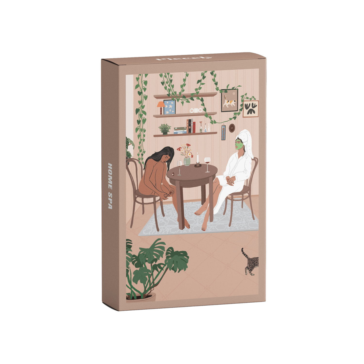 Mini-Puzzle Home Spa, 99 Teile - ROSA ECK Concept Store