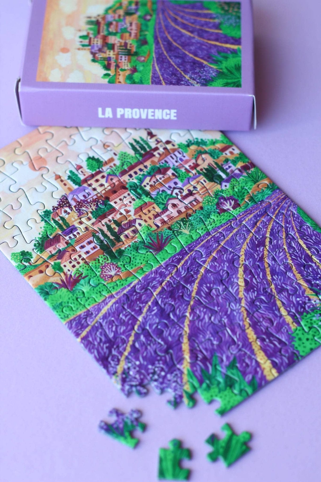 Piecely Puzzles - LA PROVENCE Mini - Puzzle - ROSA ECK
