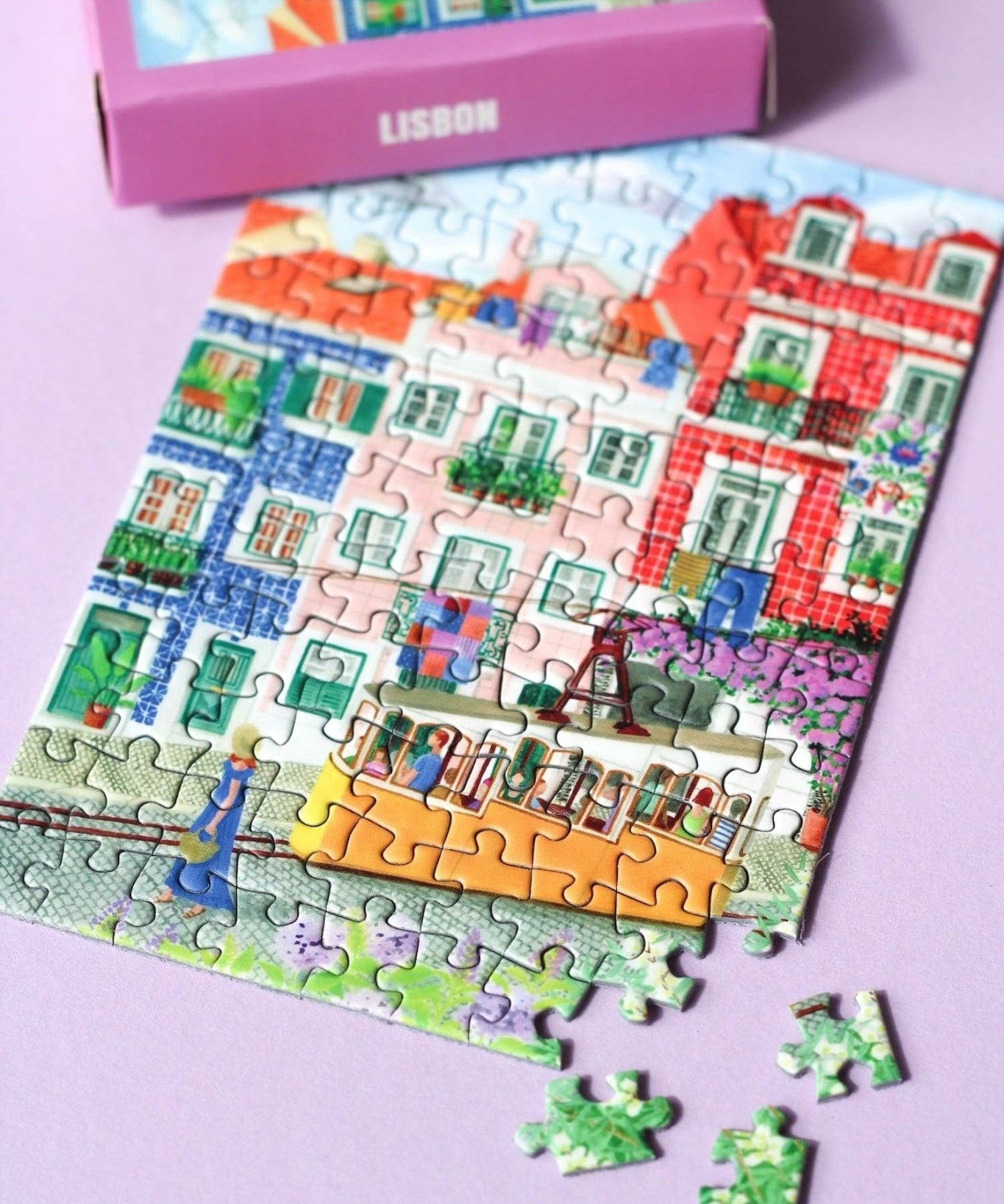 Piecely Puzzles - LISBON Mini - Puzzle - ROSA ECK