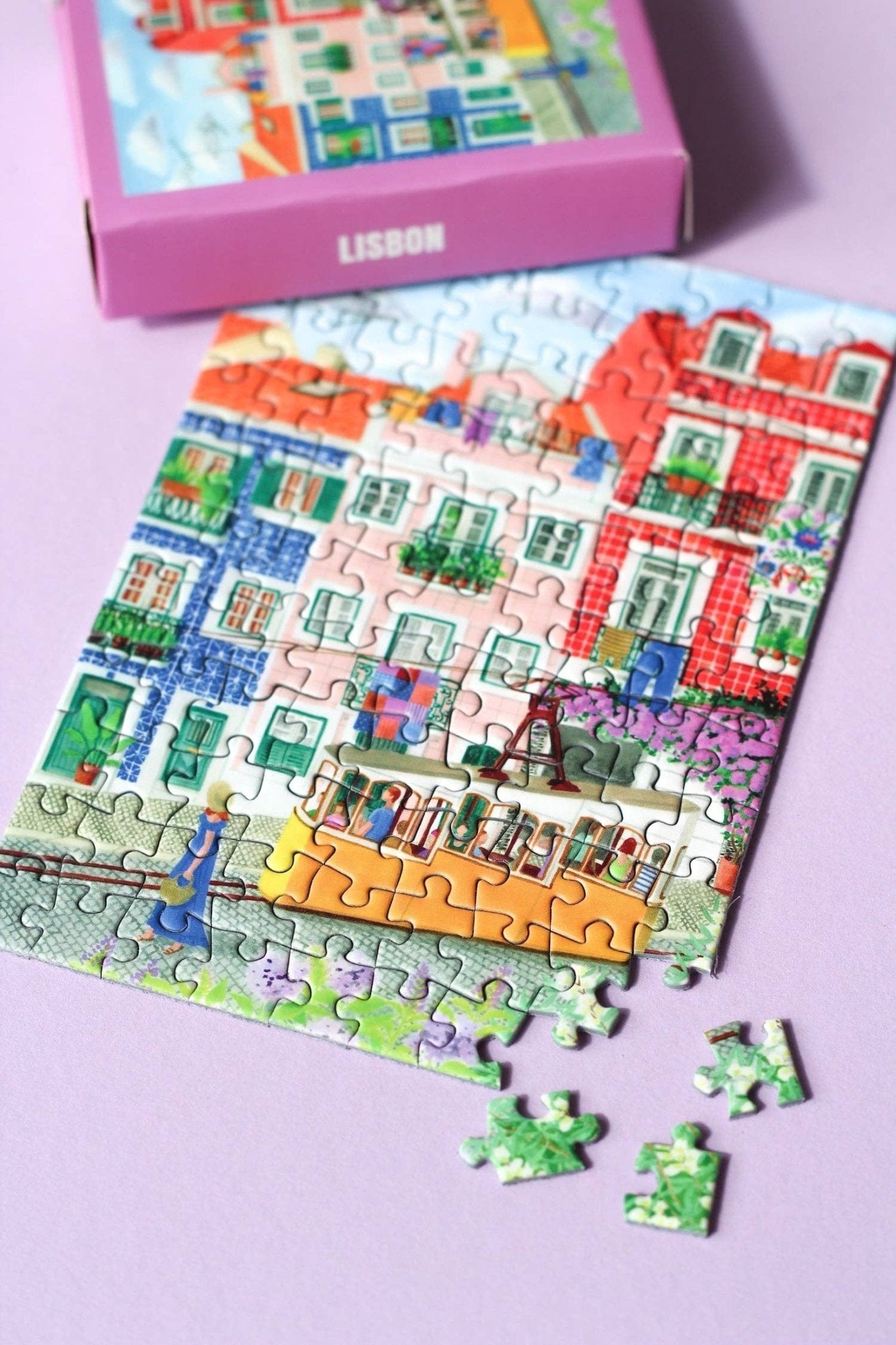 Piecely Puzzles - LISBON Mini - Puzzle - ROSA ECK