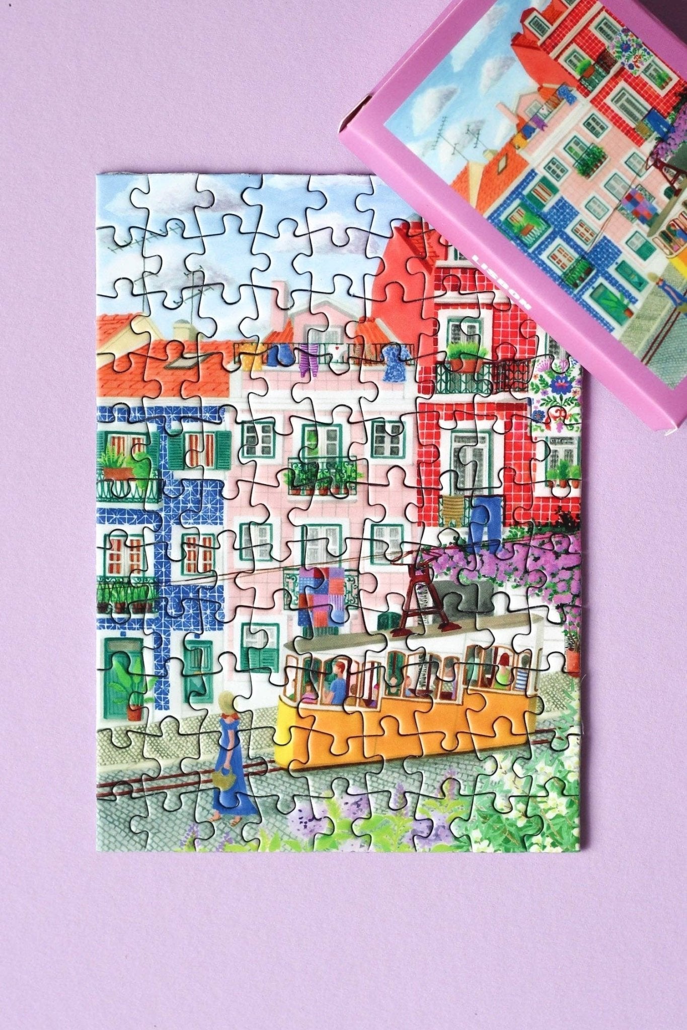 Piecely Puzzles - LISBON Mini - Puzzle - ROSA ECK