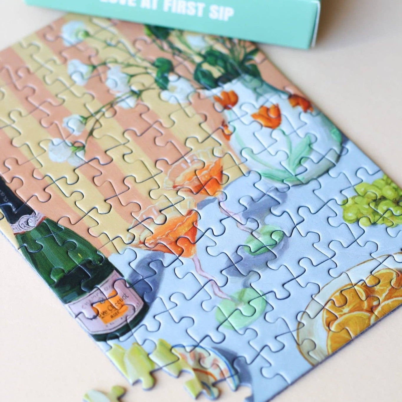 Piecely Puzzles - LOVE AT FIRST SIP Mini - Puzzle - ROSA ECK