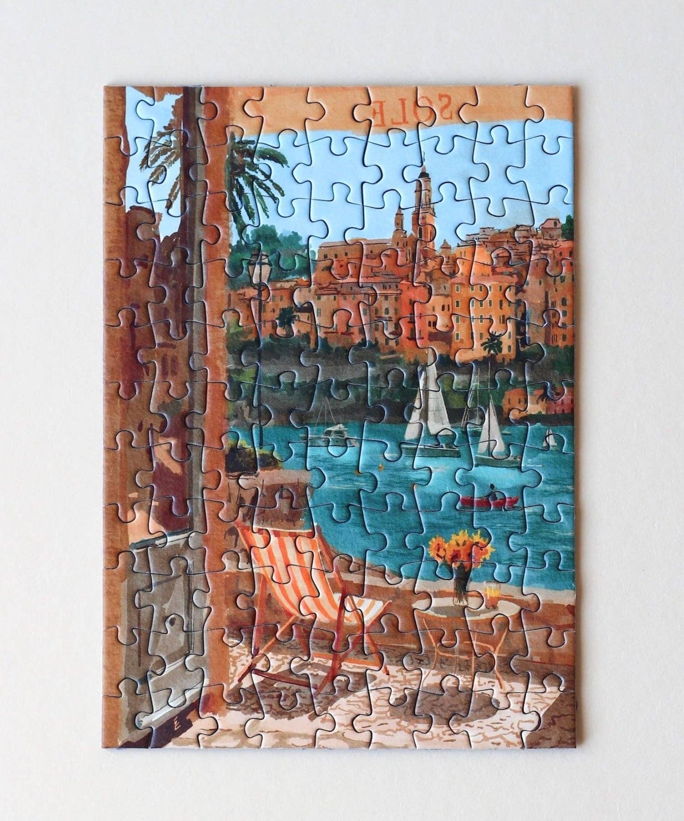 Piecely Puzzles - MENTON, FRANCE Mini - Puzzle - ROSA ECK