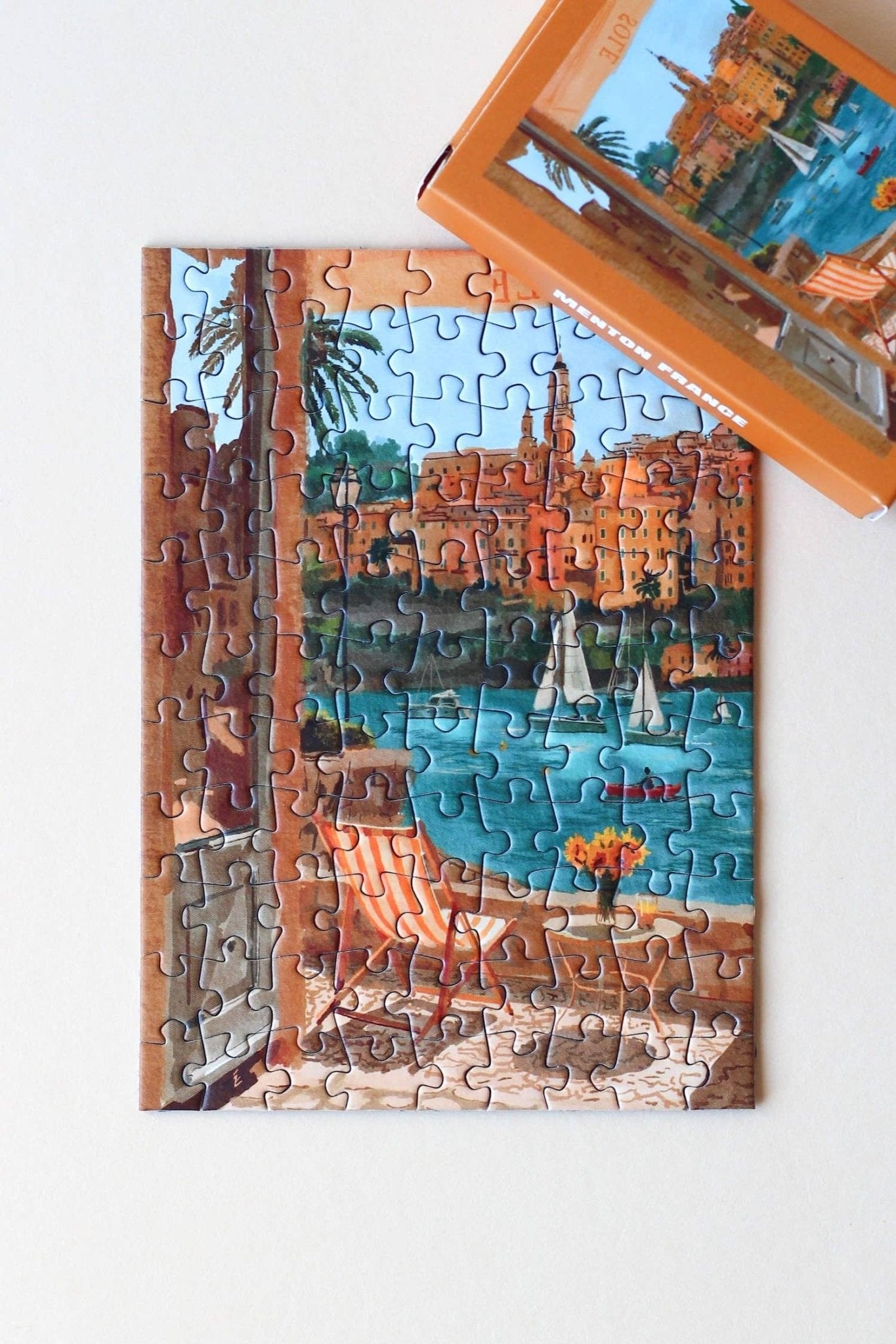 Piecely Puzzles - MENTON, FRANCE Mini - Puzzle - ROSA ECK