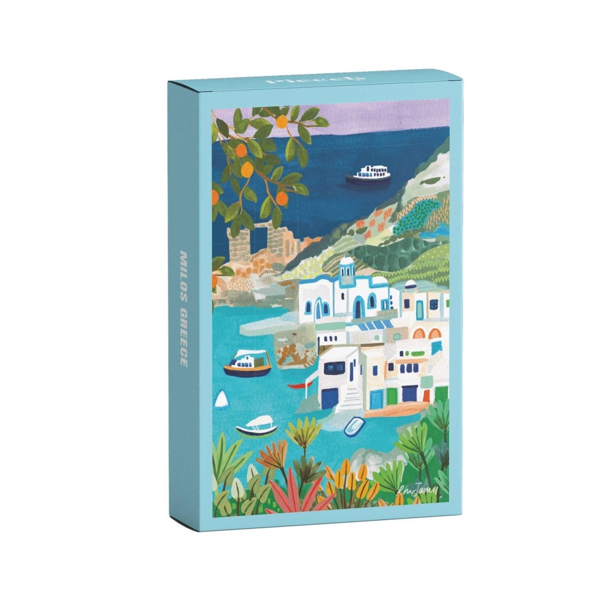 Piecely Puzzles - MILOS GREECE Mini - Puzzle - ROSA ECK