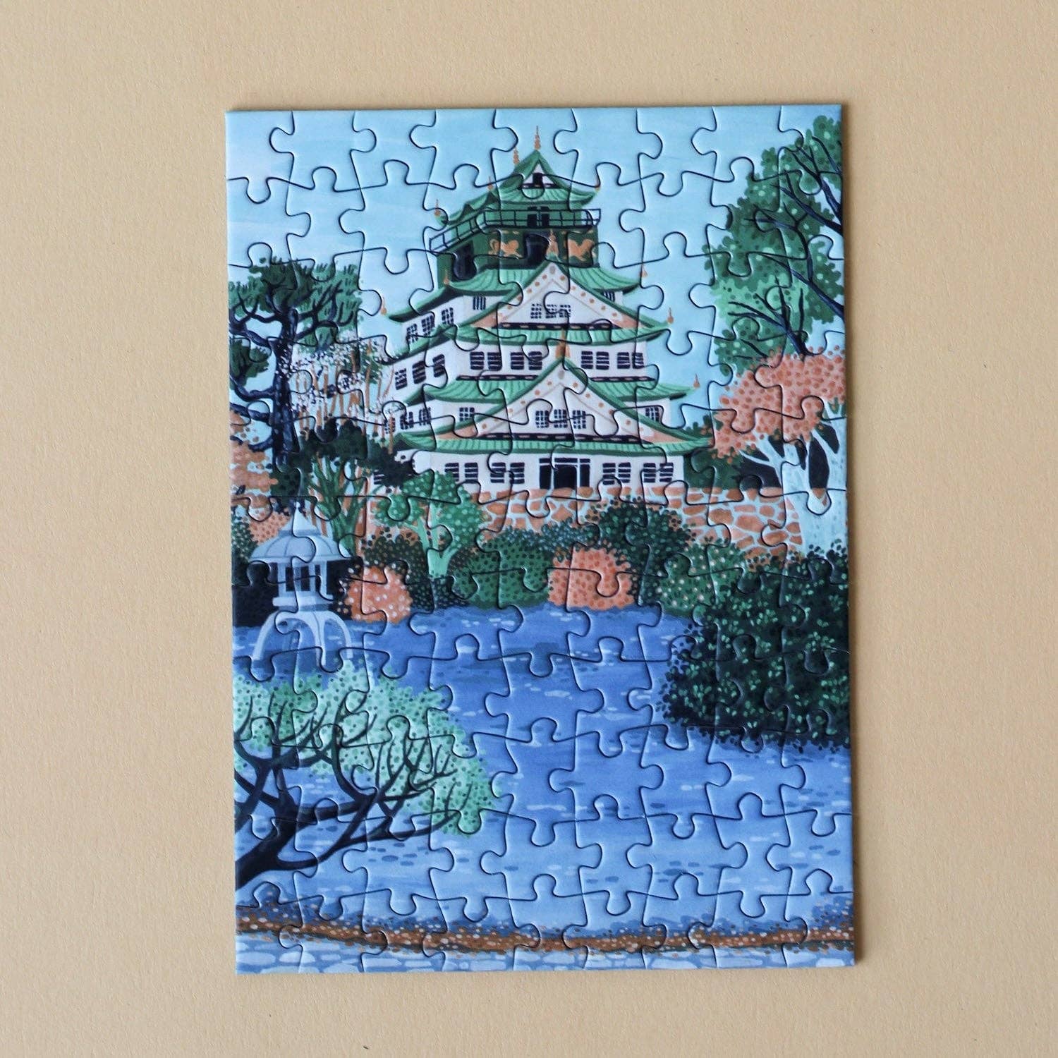 Piecely Puzzles - OSAKA CASTLE Mini - Puzzle - ROSA ECK