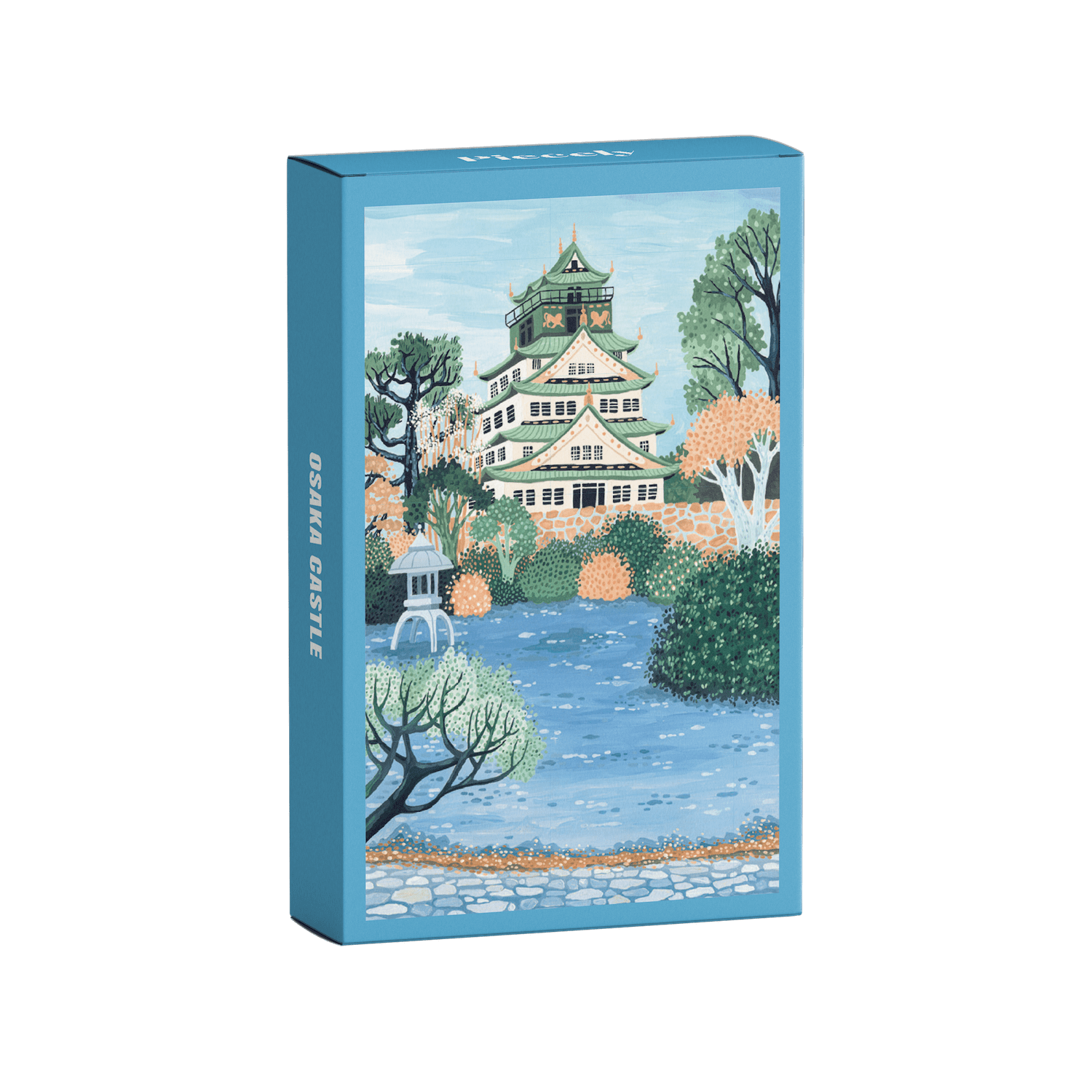 Piecely Puzzles - OSAKA CASTLE Mini - Puzzle - ROSA ECK