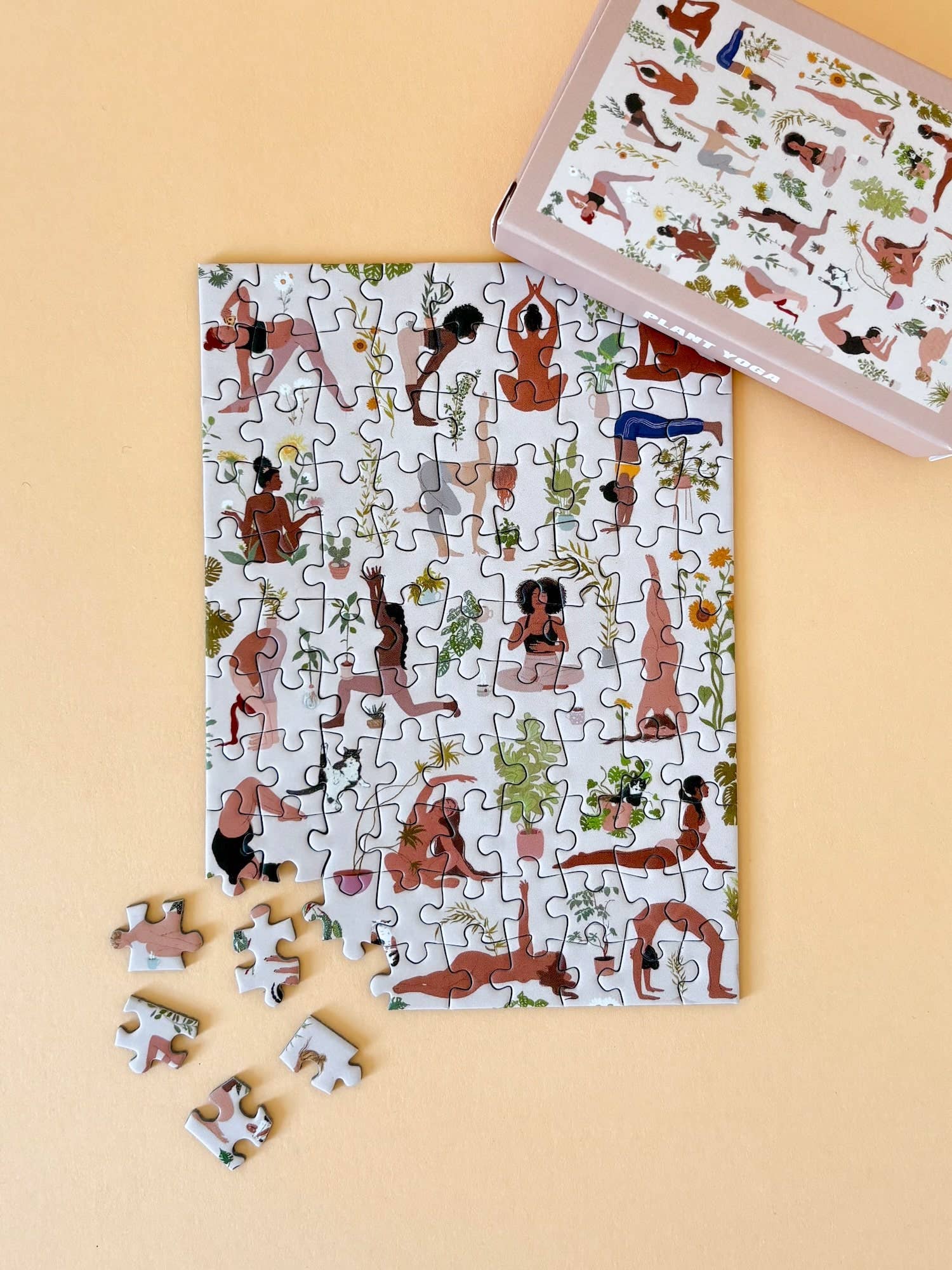 Piecely Puzzles - PLANT YOGA Mini - Puzzle - ROSA ECK