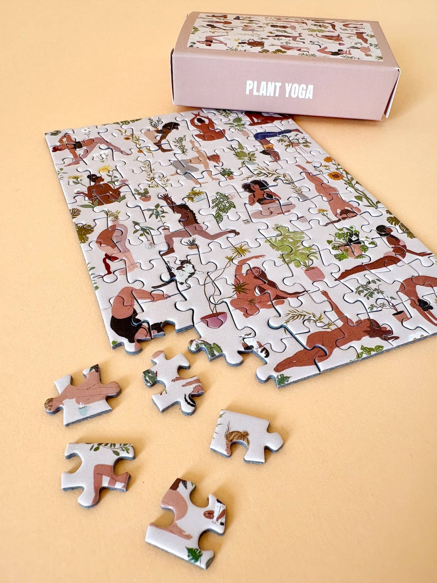 Piecely Puzzles - PLANT YOGA Mini - Puzzle - ROSA ECK