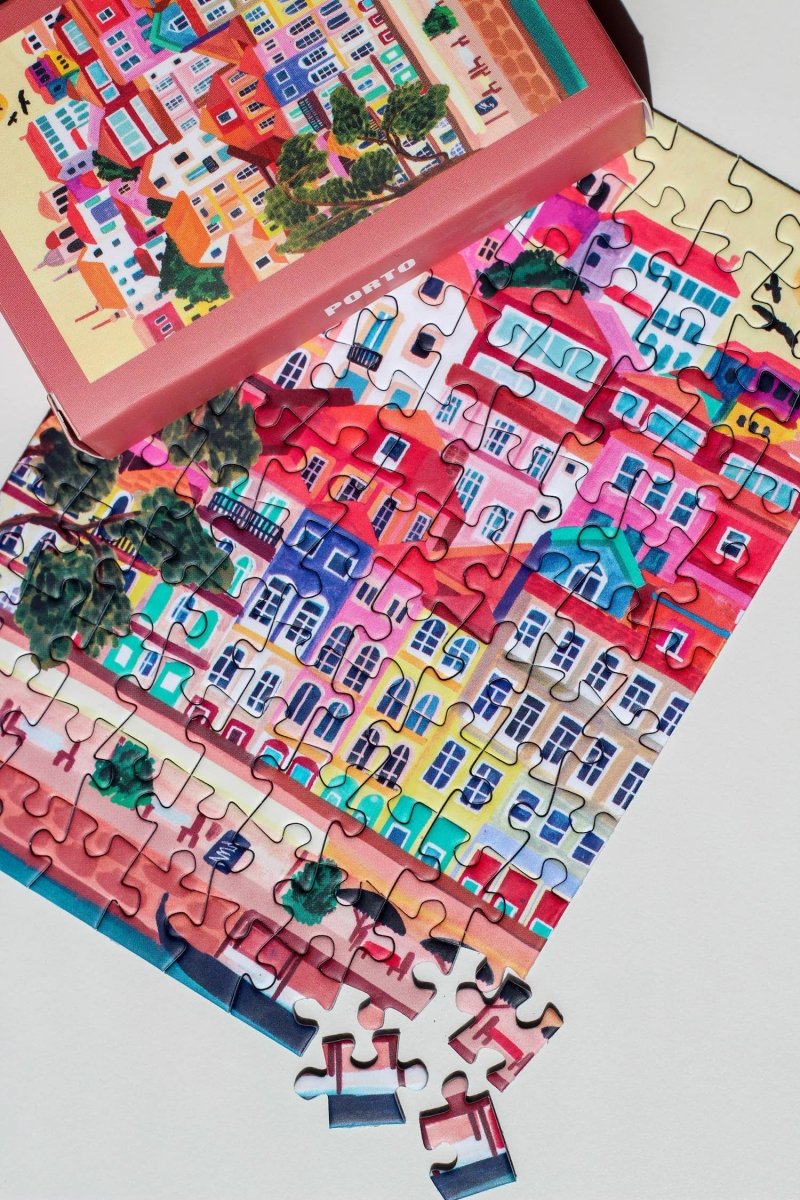 Piecely Puzzles - PORTO Mini - Puzzle - ROSA ECK