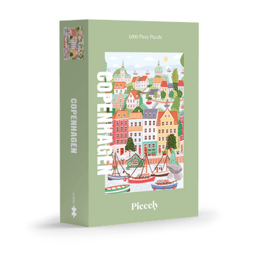 Piecely Puzzles - Puzzle (1000 Teile) • Copenhagen - ROSA ECK