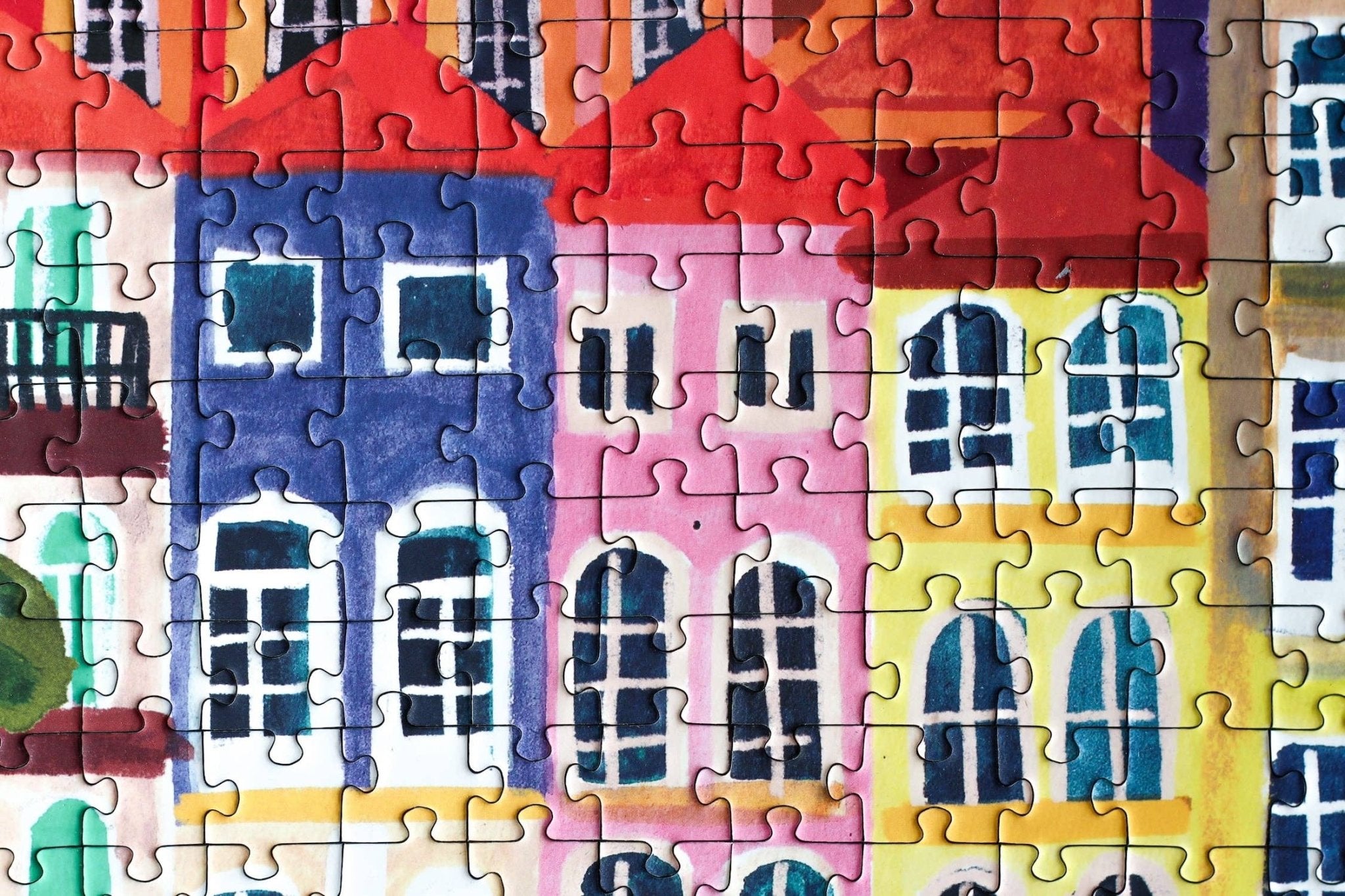 Piecely Puzzles - Puzzle (1000 Teile) • Postage - ROSA ECK