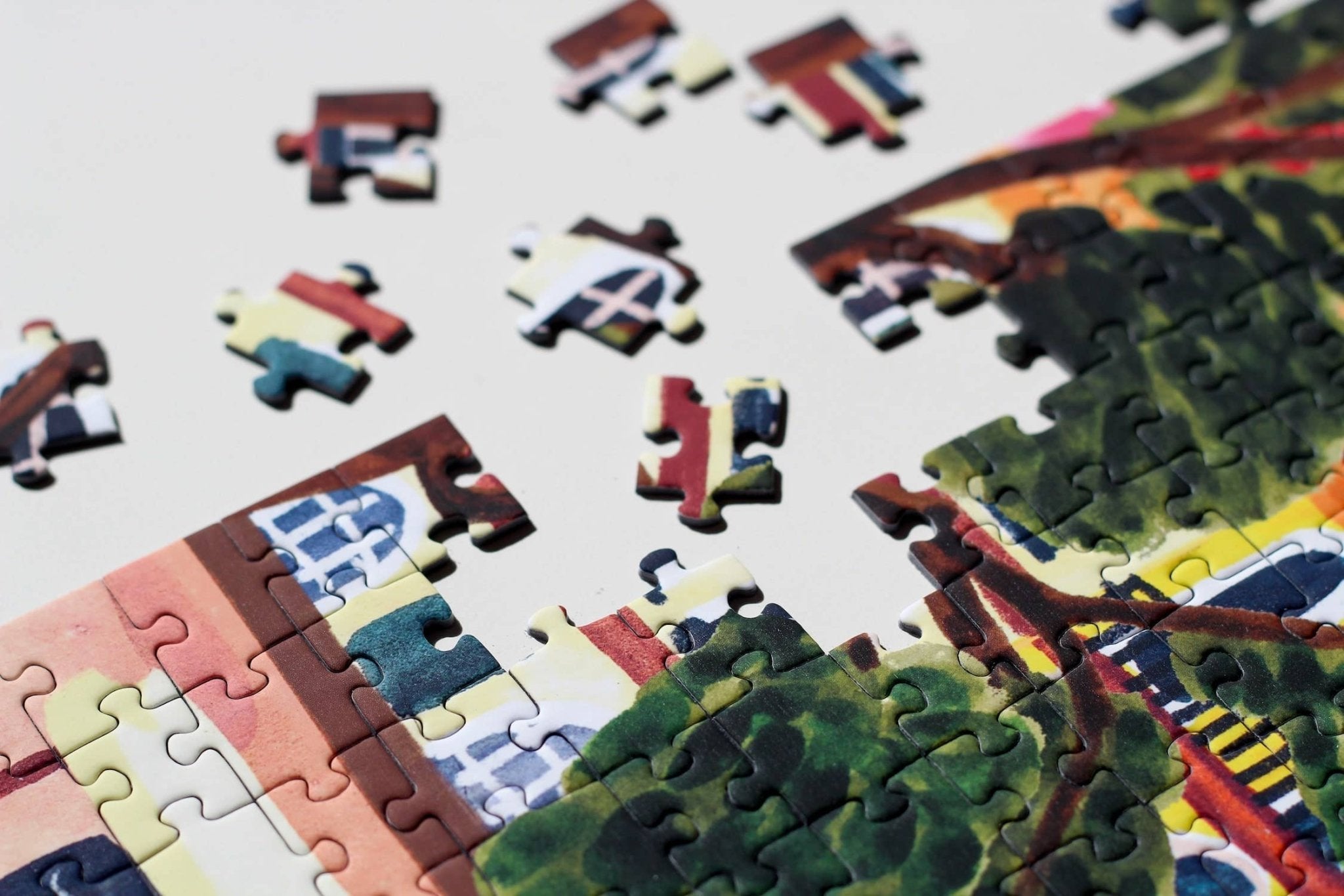Piecely Puzzles - Puzzle (1000 Teile) • Postage - ROSA ECK