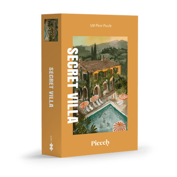 Piecely Puzzles - Puzzle (500 Teile) • Secret Villa - ROSA ECK
