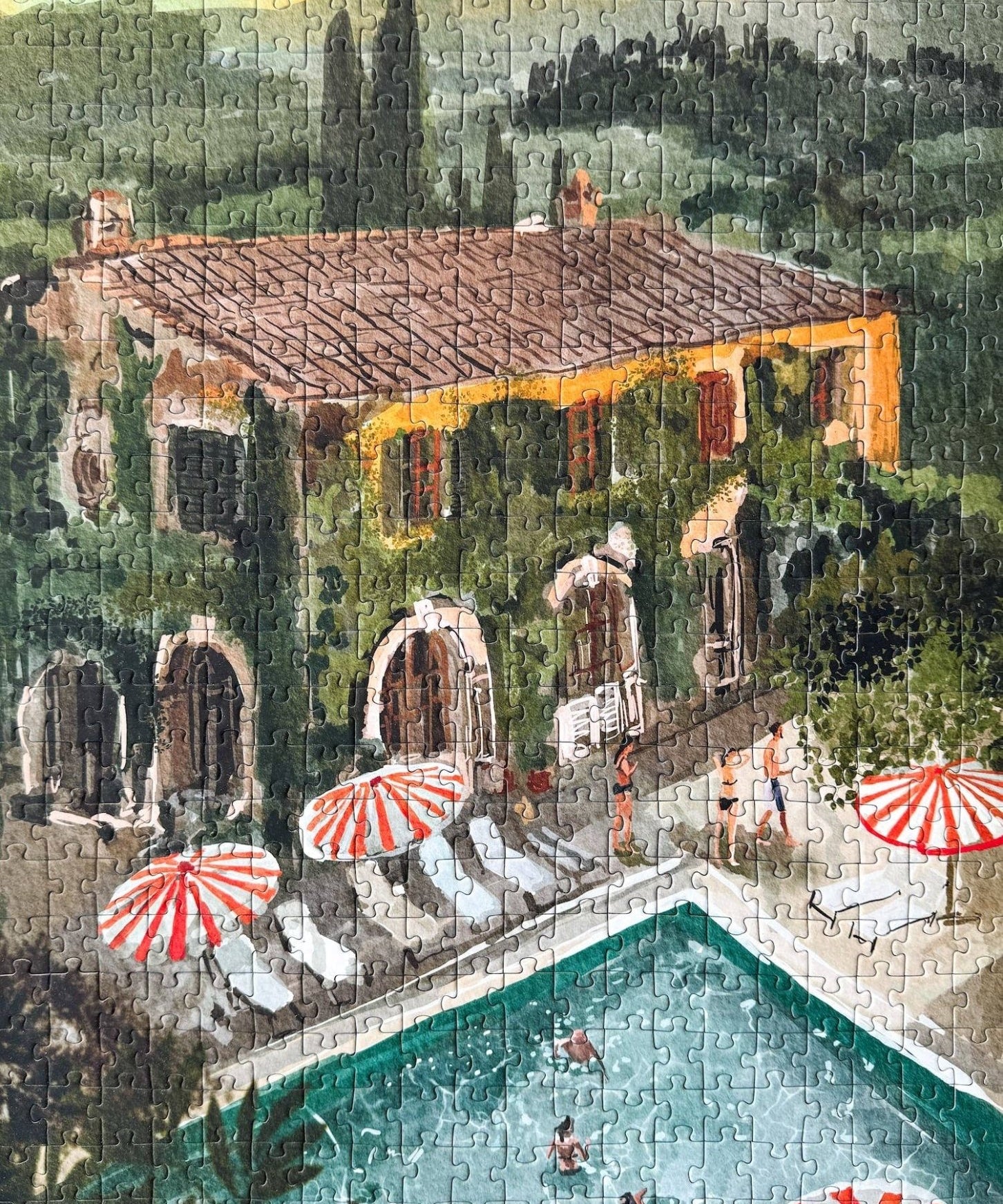 Piecely Puzzles - Puzzle (500 Teile) • Secret Villa - ROSA ECK