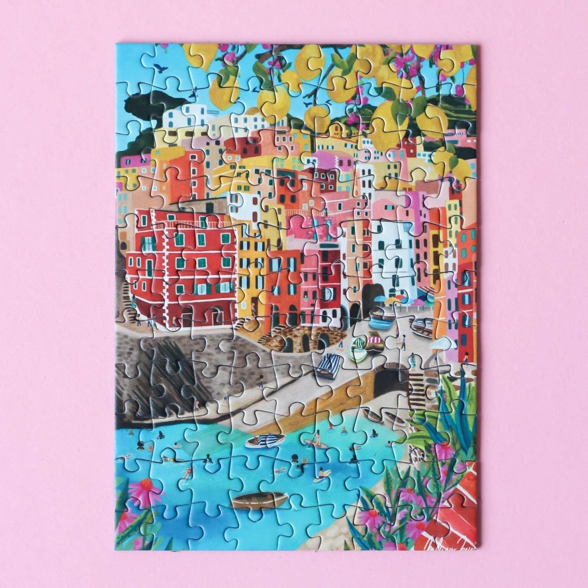 Piecely Puzzles - RIOMAGGIORE Mini - Puzzle - ROSA ECK