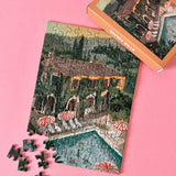 Piecely Puzzles - SECRET VILLA Mini - Puzzle (99 Teile) - ROSA ECK