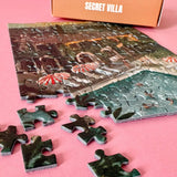 Piecely Puzzles - SECRET VILLA Mini - Puzzle (99 Teile) - ROSA ECK