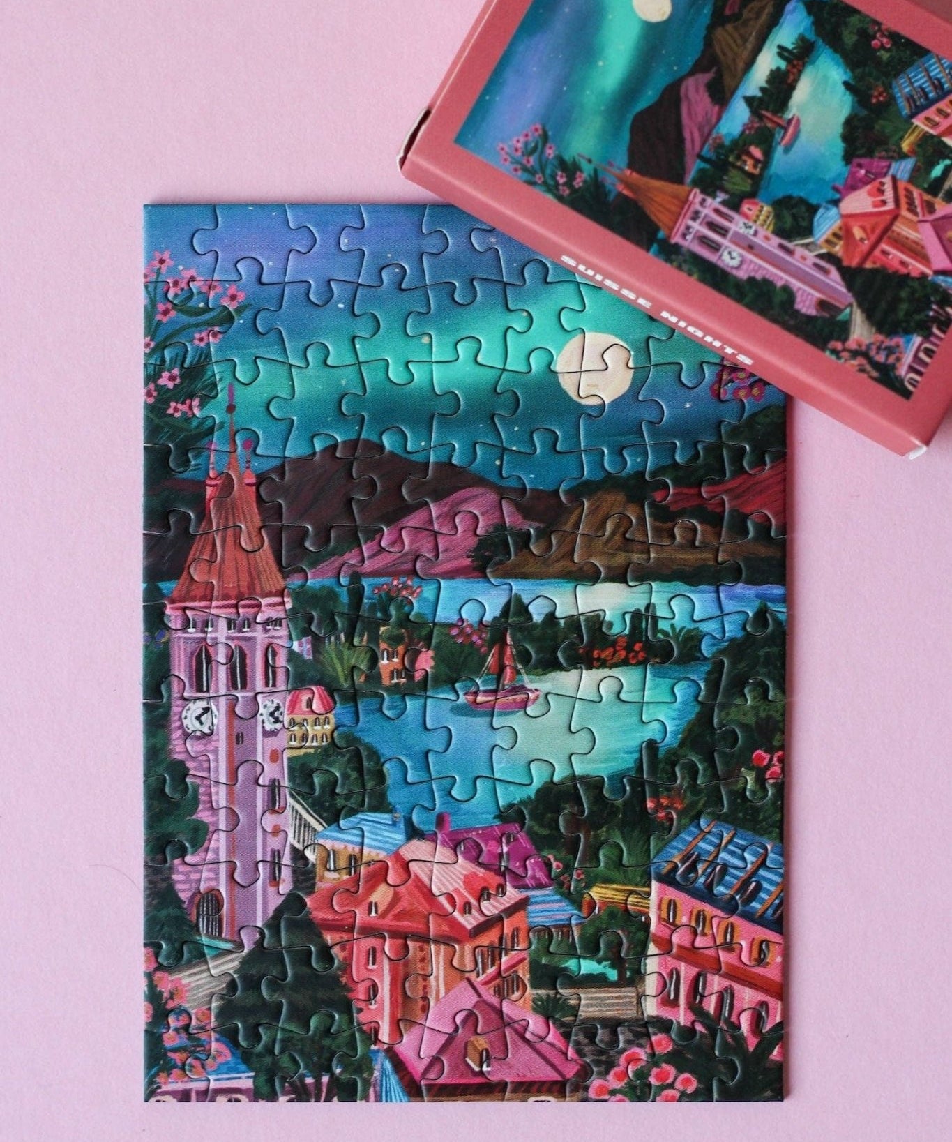 Piecely Puzzles - SUISSE NIGHTS Mini - Puzzle - ROSA ECK - , ,