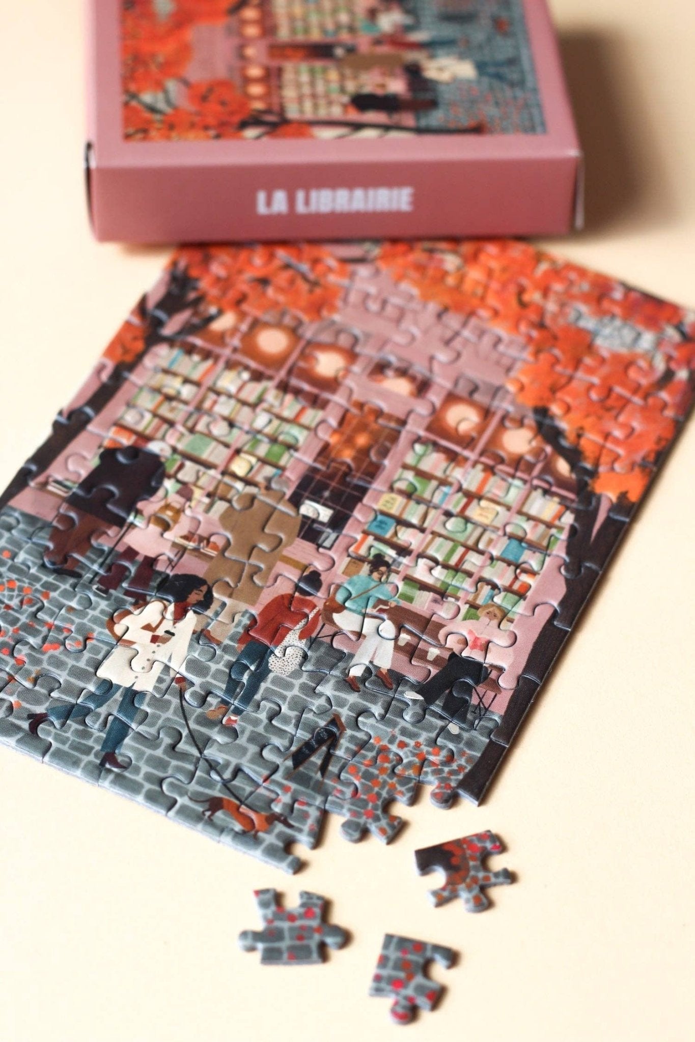 Piecely Puzzles - THE BOOKSTORE Mini - Puzzle - ROSA ECK
