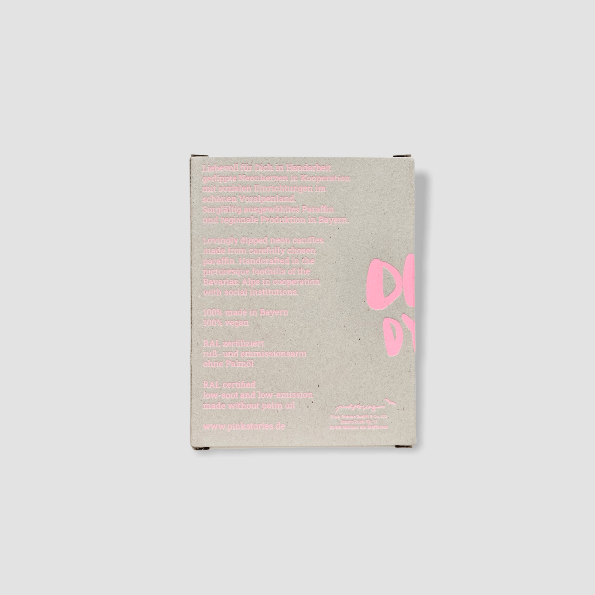 Pink Stories - DIP DYE KONFETTI * Kerzen 6er - Set | Baby Blues - ROSA ECK - , ,