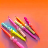 Pink Stories - DIP DYE SWIRL * Kerzen 2er - Set | Yummy Dragonfriut - ROSA ECK - , ,