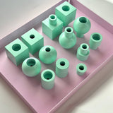 Pink Stories - FLIPPER Tube Kerzenhalter * • Mint - Kerzenständer - ROSA ECK Concept Store