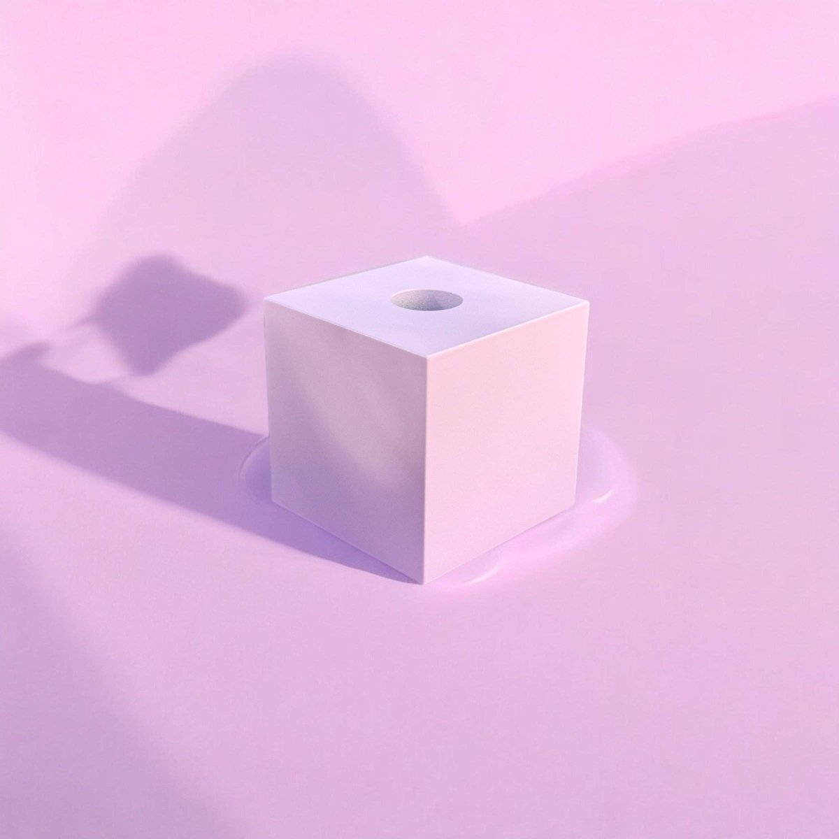 Pink Stories - FLIPPER Würfel Kerzenhalter * • Flieder - Kerzenständer - ROSA ECK Concept Store