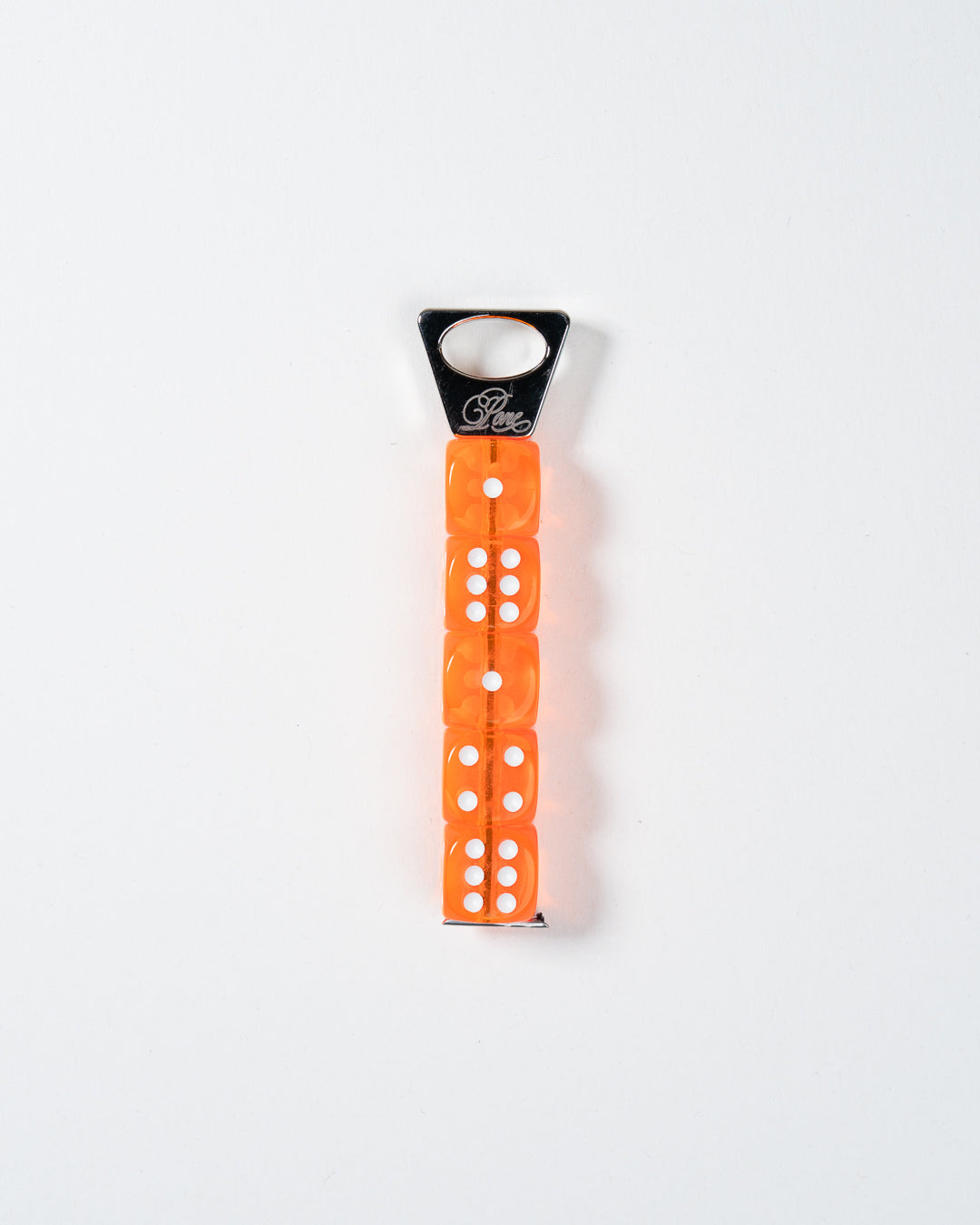 PONE - Schlüsselanhänger mit 5 Würfeln • Orange - ROSA ECK