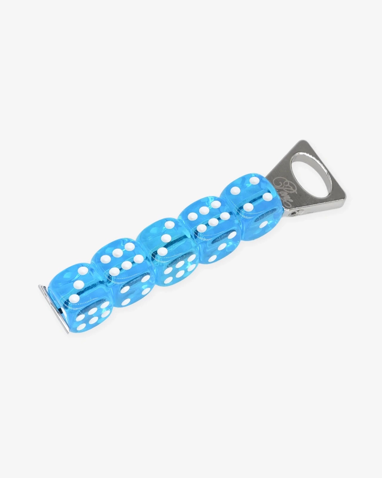 PONE - Schlüsselanhänger mit 5 Würfeln • Light Blue - ROSA ECK