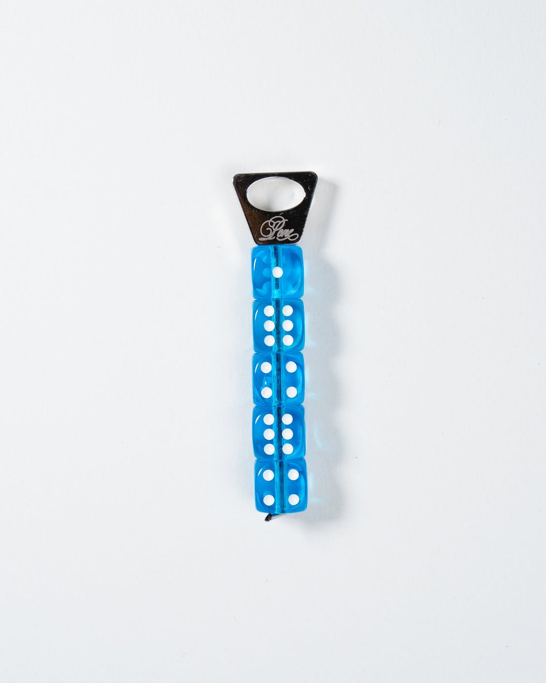 PONE - Schlüsselanhänger mit 5 Würfeln • Light Blue - ROSA ECK