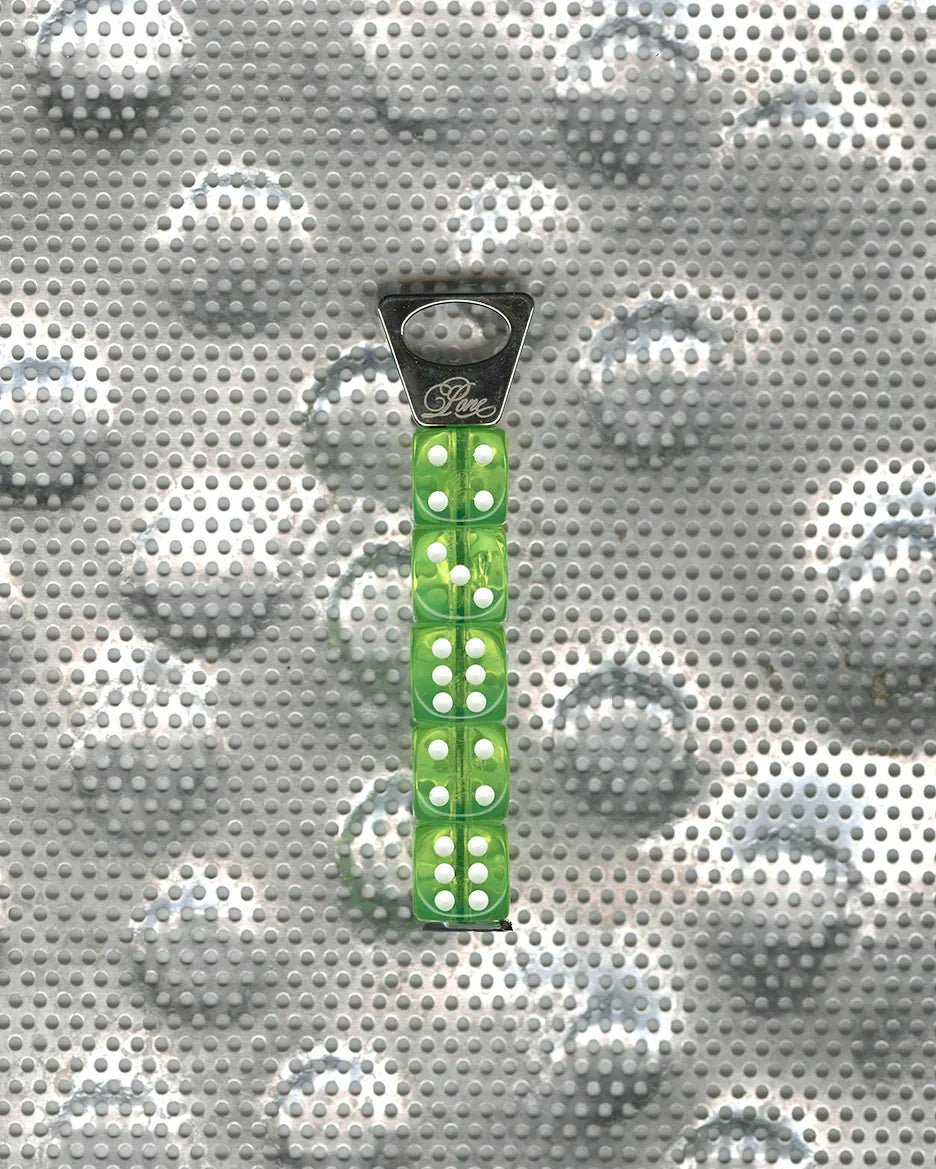 PONE - Schlüsselanhänger mit 5 Würfeln • Light Green - ROSA ECK