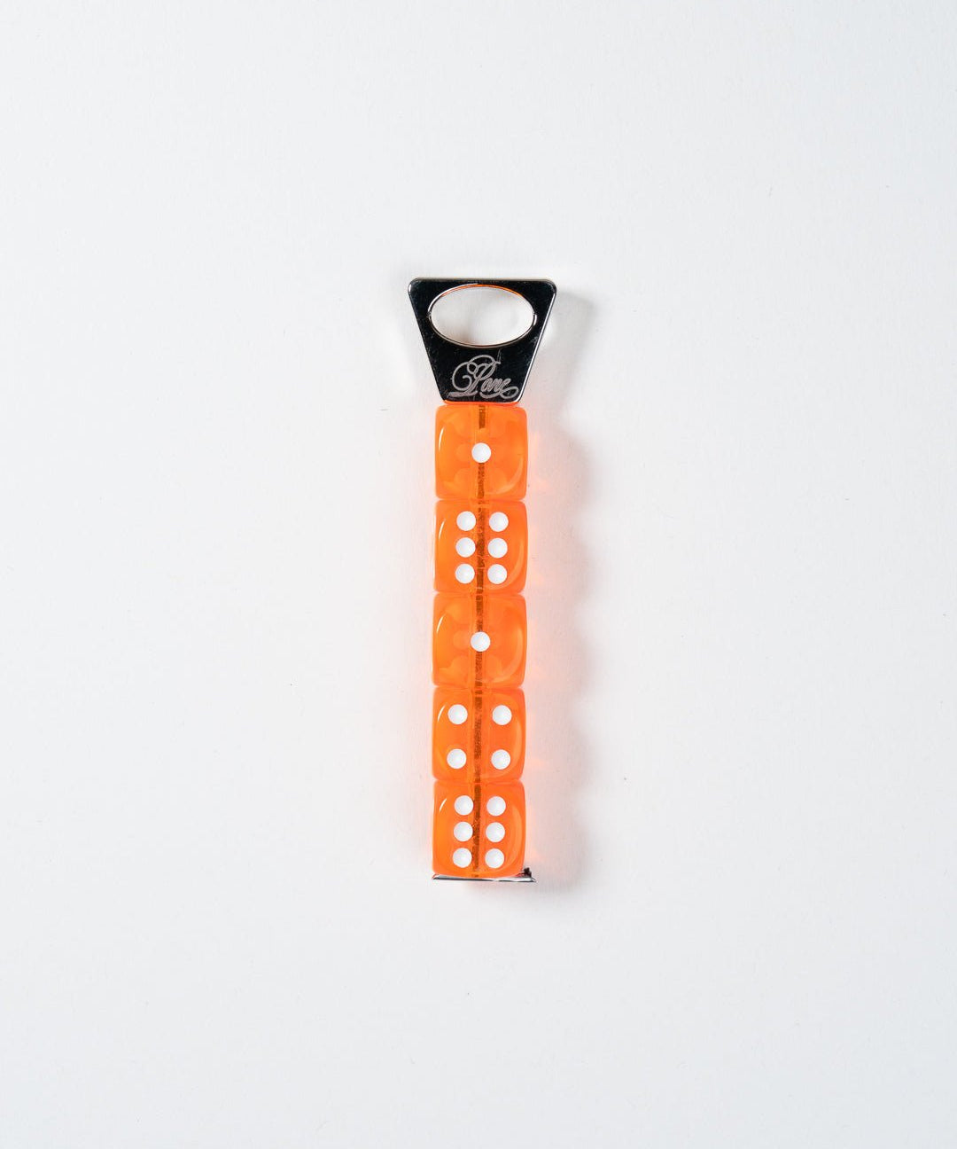 PONE - Schlüsselanhänger mit 5 Würfeln • Orange - ROSA ECK