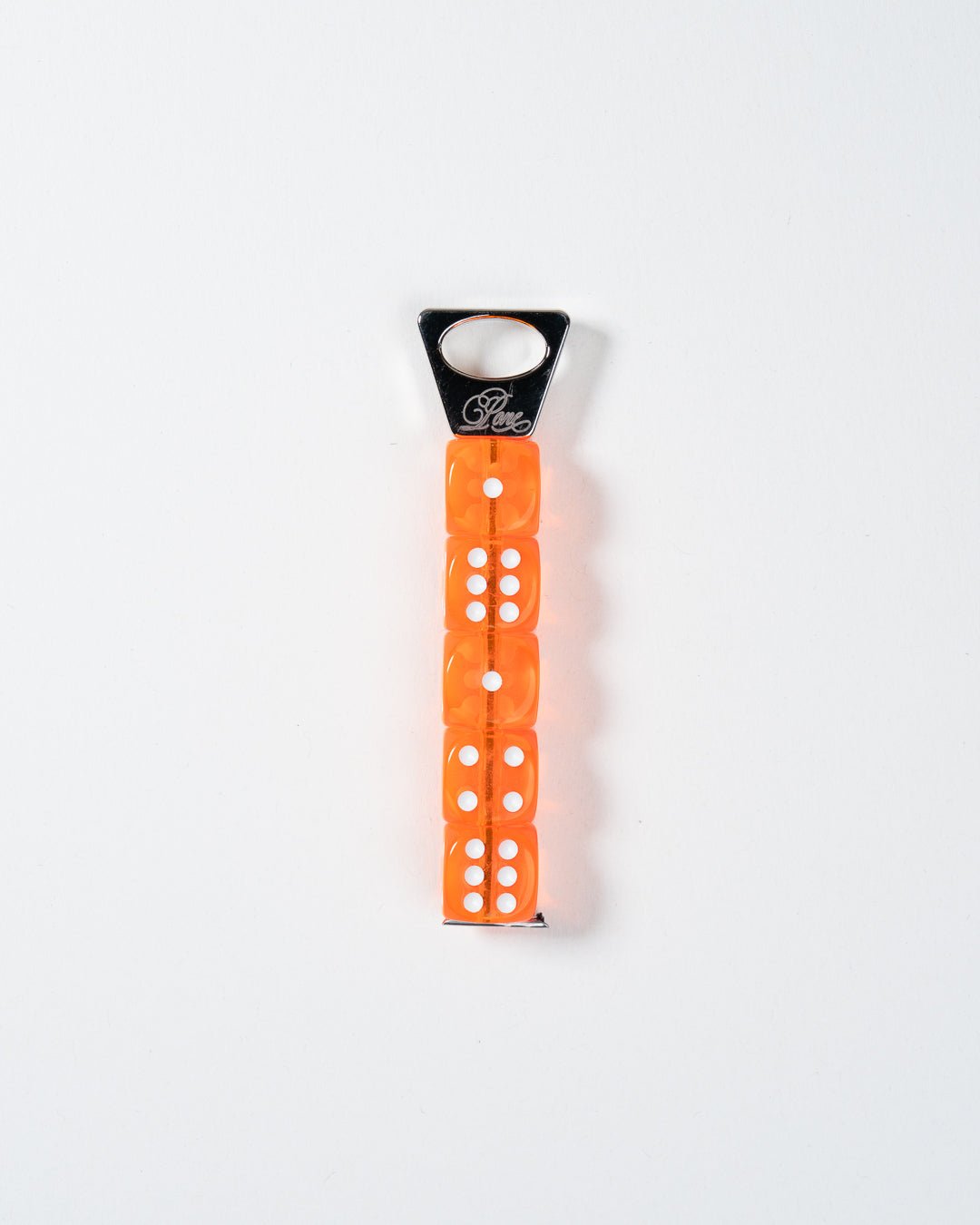 PONE - Schlüsselanhänger mit 5 Würfeln • Orange - ROSA ECK