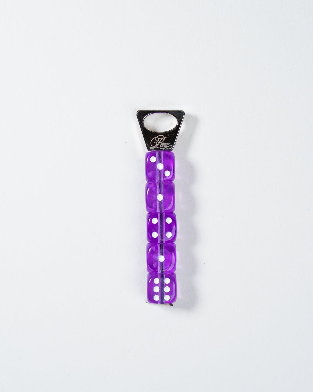 PONE - Schlüsselanhänger mit 5 Würfeln • Purple - ROSA ECK