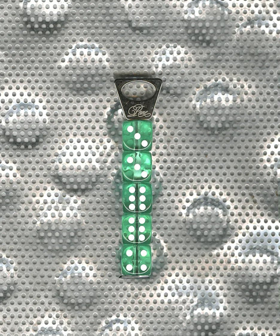 PONE - Schlüsselanhänger mit 5 Würfeln • Turquoise - ROSA ECK