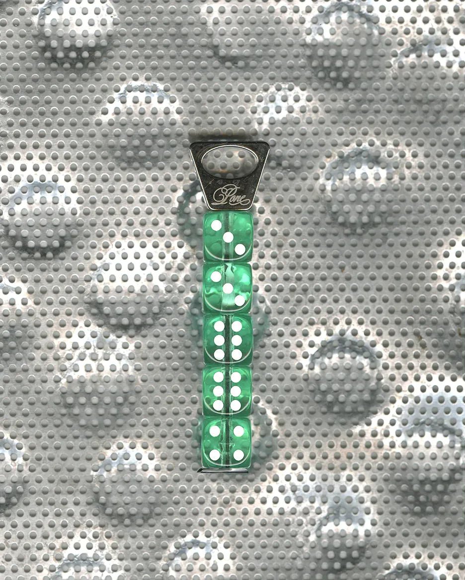 PONE - Schlüsselanhänger mit 5 Würfeln • Turquoise - ROSA ECK
