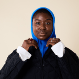 popeia - Balaclava aus Merinowolle | Königsblau - ROSA ECK - Blau, haube,