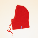 popeia - Balaclava aus Merinowolle | Popeia Rot - ROSA ECK - haube, Rot,