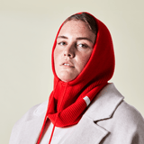 popeia - Balaclava aus Merinowolle | Popeia Rot - ROSA ECK - haube, Rot,