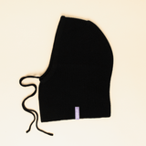 popeia - Balaclava aus Merinowolle | Schwarz - ROSA ECK - haube, Rot,