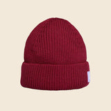 Popeia - Beanie aus Merinowolle • Bordeaux - Beanie - ROSA ECK